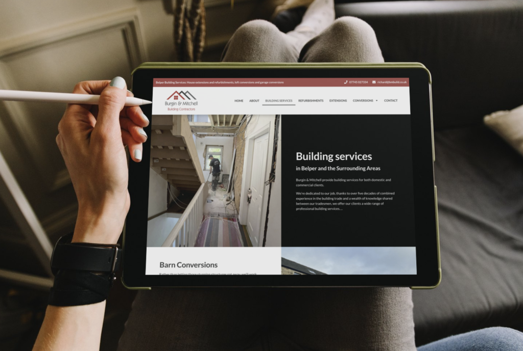 Builder belper website design
